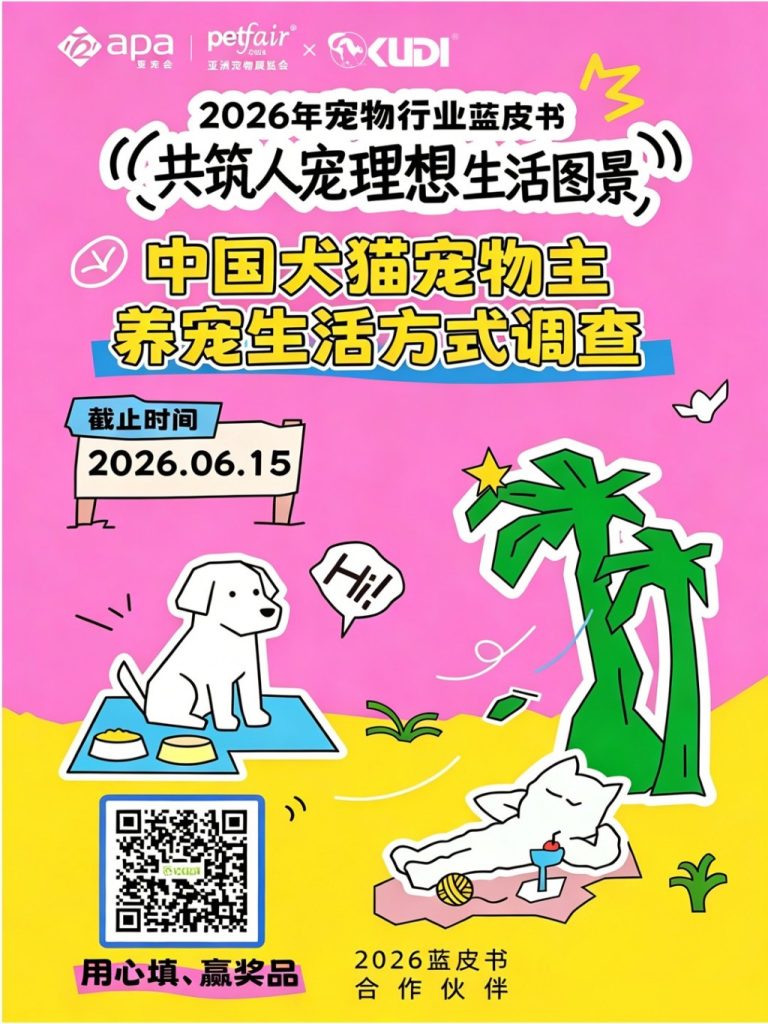 Pet survey poster for dog and cat owners